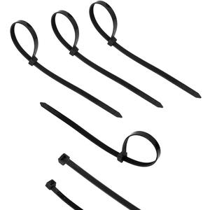 200 Pack Bulk KOOWIN Small 6 inch Nylon Plastic Cable Zip Ties Wire Wraps White