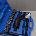 Orion Motor Tech Torque Multiplier, 11pc 1" Drive Heavy Duty Torque Multiplier Wrench Set with 8 Cr-V Sockets 21-38mm, 6800 Nm 1:64 Labor Saving Lug Nut Remover for Semi Trucks RVs Buses