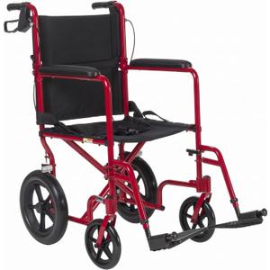 Lightweight Expedition Transport Wheelchair with Hand Brakes, Red
Transport Wheelchair Featuring Lightweight Expedition Frame with Hand Brakes for Safety Daily for Everyday Use