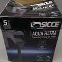Sicce Aqua Filtra 20 Hang On Back Aquarium Fish Tank Power Filter Up to 20 Gallon Aquariums - Quiet 3-Stage HOB for Freshwater & Saltwater