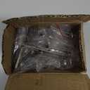 Curtain Rod Bracket, Adjustable Curtain Rods Holders Heavy Duty Ceiling Wall Mount Curtain Rod Hooks Hangers for 3/5” to 1 1/2” Drapery Rod, 4 Pack Silver