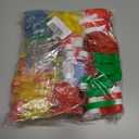 60Pcs Christmas Mini Pop Keychain Fidget Toys Mini Pop Keychain Rainbow Silicone Simple Fidget Toys Fidget Relieve Anxiety Stress Hand Office Desk Toys for Kids Adults