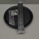 ZEECER Plant Stand Indoor Outdoor, 20'' Tall Small Patio Table Round Metal Side Table, Multi-Role Rust-Proof Plant Stool Small Outdoor Side Tables for Patio Garden Home Decor