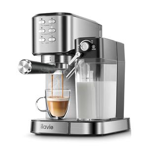 Espresso Machine with Integrated Automatic Milk Frother 6 in 1, 20 Bar Espresso Cappuccino Latte Maker with 24 oz Detachable Milk Reservoir, Ideal for Home Use