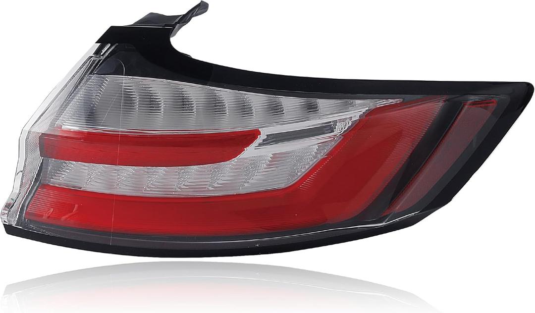 LED Tail Lights Compatible With Ford Edge ST/ST-Line 2019 2020 2021 2022 2023 2024 Rear Brake Lamp Signal Assembly Replace:KT4Z13404D FO2805126 with running lights (Right Passenger Side)
