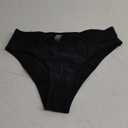 Women's Bikini Bottom Cross V Cut Front Swimsuit Full Coverage Bathing Suit Bottoms, Size L