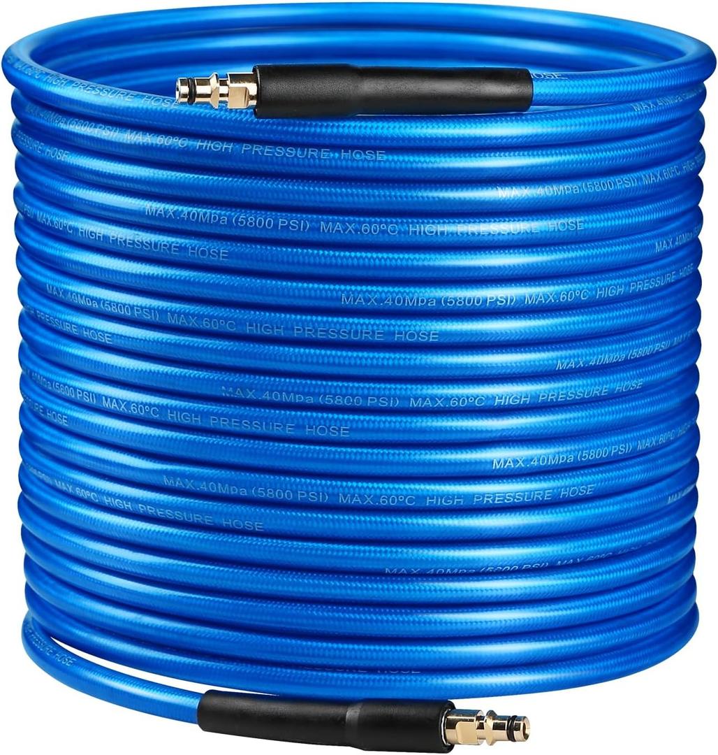 10m Pressure Washer Replacement Hose for Karcher K Series Pressure Washer K2 K3 K4 K5 K6 K7 Click Plug Quick Connector 180 Bar Blue