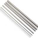 Eowpower 8 Pieces Outer Diameter 0.5-12 mm, Length 300mm, 304 Stainless Steel Capillary Metal Tube Tubing