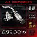 1.4L Catalytic Converter Kit Compatible with Chevy Cruze 2011-2016, Sonic 2012-2020, Trax 2015-2021, Buick Encore 2013-2021 L4 Replaces 674-854 16659, Direct-fit (EPA Compliant)