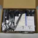 Ravinte 25 Pack 5 Inch Kitchen Square Cabinet Handles Matte Black Pulls Drawer Hardware for Cabinets Cupboard