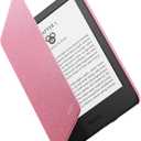 Amazon Kindle Case, Thin and Lightweight, Foldable Protective Cover - Fabric (Rose)