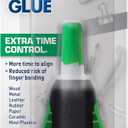 Loctite Super Glue Extra Time Control, Clear Superglue, Cyanoacrylate Adhesive Instant Glue - 0.14 fl oz Bottle, Pack of 6