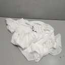 Phortric Womens Summer Tie Back Dress Square Neck Lantern Sleeve Off Shoulder Casual Mini Dresses (Small)