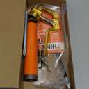 THINKWORK Mini Grease Gun Kit for 3 Oz Tubes, 3000 PSI Pistol Grip Lube Grease Guns Tool with 0.53" Coupler and Needle Nozzles - for Minor Maintenance Tasks, Automotive, Agricultural