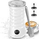 SIMPLETASTE Milk Frother, 4-in-1 Electric Milk Frother and Steamer, Automatic Warm and Cold Foam Maker and Milk Warmer for Latte, Cappuccinos, Dark Blue
