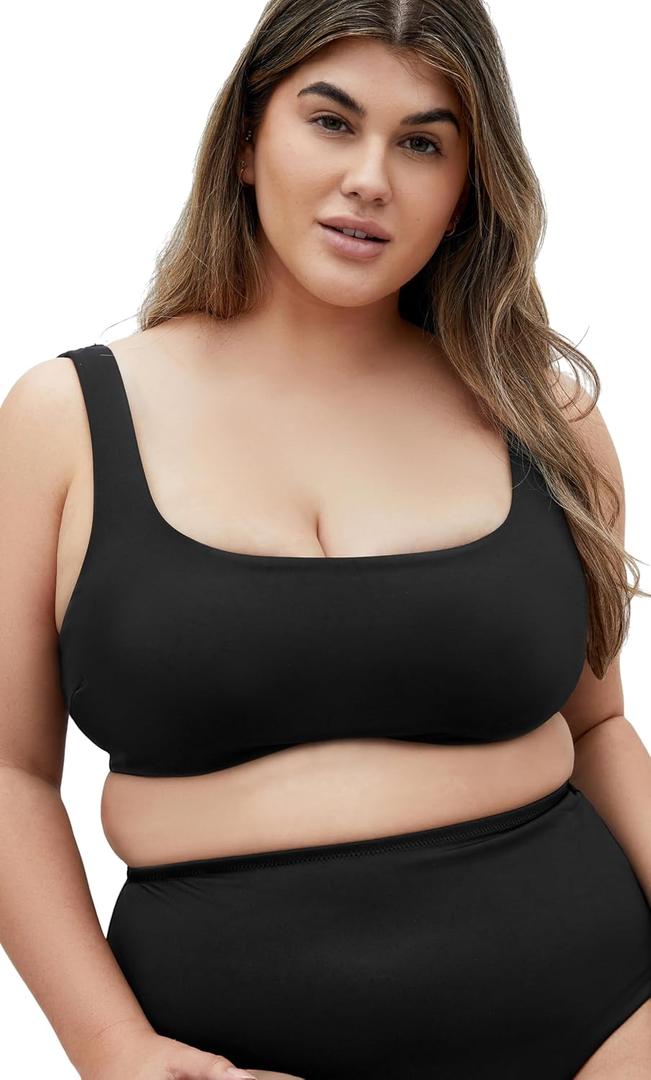 City Chic Women's Plus Size Top - Vigo Underwire Bikini, Size: S