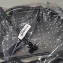 Rain Shower Head with Handheld Spray Combo Set, Adjustable 12" Rainfall Dual Shower Head, Double & Tandem Shower Head, Waterfall Showerhead Bathroom -Matte Black