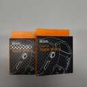 Pack Of 2 Misxi 2 Pack Hard PC Case with Tempered Glass Screen Protector Compatible with Apple Watch Series 9 (2023) Series 8 Series 7 45mm, Ultra-Thin Scratch Resistant Cover for iWatch S9/S8/S7, Black