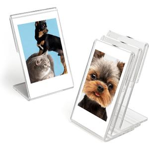 8 Pack Mini Picture Frame for Instax, 2x3 Picture Frame Holder for Polaroid, Small Size Photo Frame, Acrylic Photo Frame for Instax Mini Instant Films