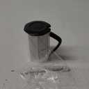 Random blind box Coffee Mug Geometric Patterns Ceramic Tea Cup 14 OZ, Novelty Coffee Mug with Lid and Spoon Tea Milk Cup for Office and Home Birthday Anniversary Choice for Women and Men (Black White)