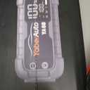 YaberAuto Jump Starter 8000A 65W Fast Charging (All Gas/12.0L Diesel) Portable Car Battery Jump Starter Pack, Jump Box Car Battery Jumper Starter Portable Jumper Cables, 150W DC, 600LM Lights