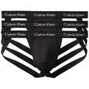 Calvin Klein Cotton Stretch 3-Pack Jock Strap, L
