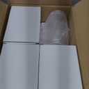 8 Pack 16 Oz Snow Globe Tumbler with Handle, Acrylic Snow Globe Cups with Pre-drilled Hole and Plug, Double Wall Reusable Clear Plastic Travel Coffee Mug for Snowglobe Glitter DIY Gift (Clear)