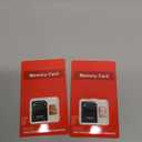 2 Pack TF Card 32GB with Adapter, High Speed Memory Card, UHS-I C10 A1 Memory TF Card for Tablet/Mobile Phone/Camera/Car Audio/Game Console (TF162 Red Gold 32GB)