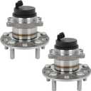 ECCPP Wheel Hub and Bearing Assembly Rear 512434 fit for Kia Soul 2010-2013 5 Lugs Wheel Bearing Hubs with ABS 2pcs