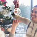 2 x Merry Christmas Ornament, Have a Merry Little Swift Ceramic Christmas Tree Ornament, Gift for Music Lovers, Giftbox Included