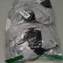 ThusFar Womens Casual Sweatsuit Two Piece Outfits Patchwork Net Color Block Pocket Hooded Top Pant Set Jogger Tracksuit Gray 3XL