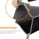 Cat Litter Mat, Upgrade Super Waterproof Back Layer Litter Box Mat, Non Slip, Durable, Soft on Paws Kitty Trapping Matt (27"x19", Gray)