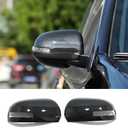 1Pair Car Rearview Mirror Cover Trim for Mitsubishi Outlander 2013 2014 2015 2016 2017 2018 2019 2020 Carbon Fiber
