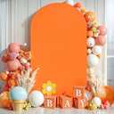 Arch Backdrop Cover 1* 4FT(120cm*50cm), 1* 6FT (180cm*80cm), 1*5FT(150cm*65cm) 92% polyester fiber, 8% spandex, Orange
