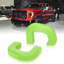 Tow Hook Covers for GMC Sierra 1500 2019-2024,Customized Tow Hitch Covers Compatible with GMC Sierra 1500 Accessories,2PCS-Green