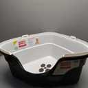 Natures Miracle Hooded Corner Litter Box, With Odor Control Charcoal Filter (P-5915)