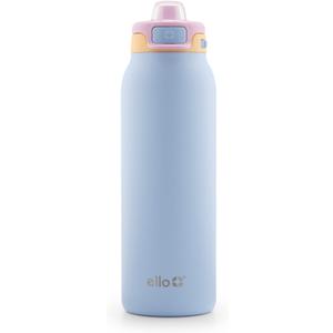 Ello Pop & Fill Stainless Steel Water Bottle with Quick Fill Technology, Double Walled Vacuum Insulated Metal, Leak Proof Locking Lid, Sip & Chug, BPA Free, Holiday Gift for Him Her, 32oz