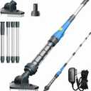 Hot Tub Vacuum, Cordless Rechargeable Pool Cleaner | Handheld vacuum quickly removes sand and debris from spas, hot tubs and small above ground pools.