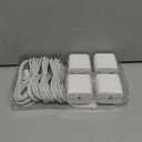 GREPHONE iPhone Charger Fast Charging,20W PD USB C Wall Charger 4 Pack with 6FT Fast Charging Cable - Fast Charger for iPhone 14/14 Pro Max/13/13 Pro/12/12 Pro/11/11 Pro/XS, iPad (White)