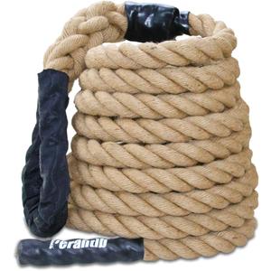 Perantlb Outdoor Climbing Rope for Fitness and Strength Training, Workout Gym Climbing Rope, 1.5'' in Diameter, Length 30 Feet