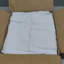 Niuara White Rectangle Table Cloth - 6 Pack, 60" x 84" Washable Polyester Tablecloth for 5FT Tables, Wrinkle-Resistant Table Cover for Weddings & Parties