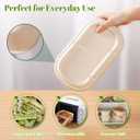 [100% Eco-Friendly] 34 oz Disposable Food Containers with Lids Sugarcane Pulp Take Out Containers, Biodegradable Lunch Box, Compostable and Microwave Safe To-Go Boxes for Meal Prep Pack of 50