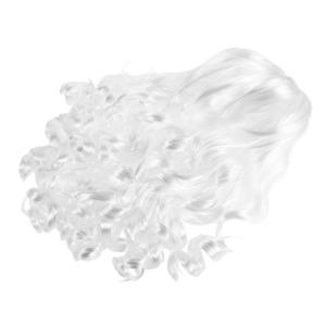 Wigs for Halloween Curly Hair Wig Women's Costume Adult Realistic Elderly Men