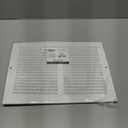 14 x 10 Inch Return Air Vent Cover, Solid Steel HVAC Grille for Wall or Ceiling, White Duct Opening, Durable Return Air Vent Cover, Airflow Ventilation Grille for Home or Office
