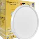 15.8 Inch LED Flush Mount Ceiling Light, 32W, 3480LM, 3000K/4000K/6000K CCT Selectable, Ultra-Slim LED Ceiling Light Fixtures, Low Profile Round Flat Panel Light for Bedroom,Kitchen,Hallway(White)