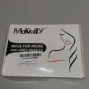 Morvally 23" Long Wig Big Wavy Heat Resistant Synthetic Straight Hair with Bangs for Cosplay Costume Halloween Party (Auburn)