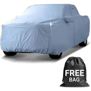 iCarCover 100-Layer Premium Truck Car Cover Waterproof All Weather, Rain Snow UV Protection Full Car Covers, F-150, Ram 1500, Silverado 1500, Sierra 1500, Tundra, Size T84 (See Size Chart) (T84 (See Vehicle Size Chart))