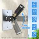 2 Pack Photo Cell Outdoor Light Sensor, Dusk to Dawn Sensor, Photocell Sensor, Photoelectric Switch, UL Listed, IP65 Waterproof, 110V, 120V, 220V, 240V Input