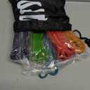 SUNPOW Pull Up Assistance Bands - Set of 5 Resistance Heavy Duty Workout Exercise Stretch Fitness Bands Assist Set for Body, Instruction Guide and Carry Bag Included