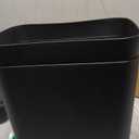 Vanpopubs 2 Pack 2.7 Gal Bathroom Trash Can with Lid, Automatic Trash Can Small Smart Garbage Can Touchless, Slim Motion Sensor Waterproof Plastic Trash Bins for Bedroom Office Kitchen Toilet Black